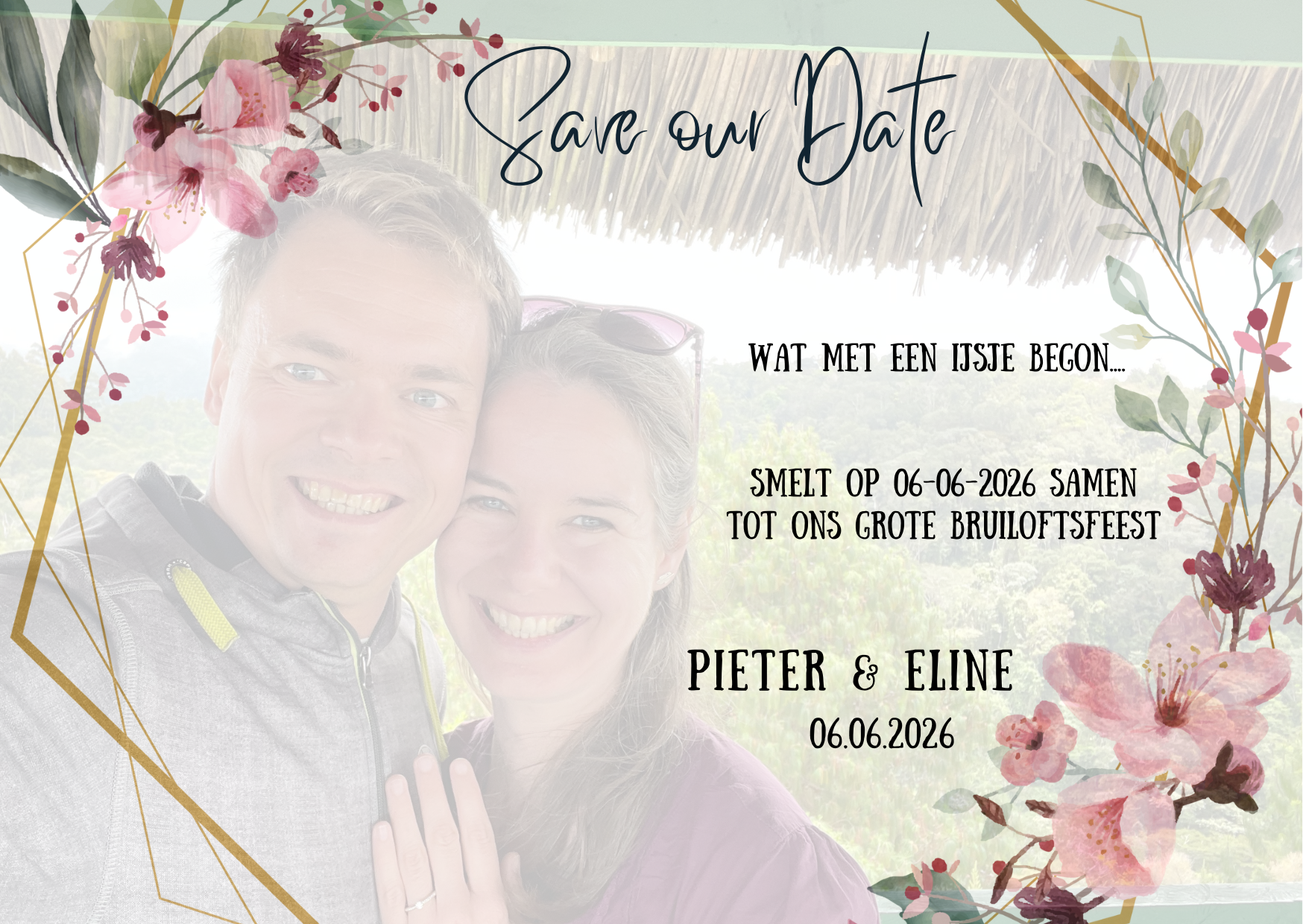 Save our date – Pieter & Eline